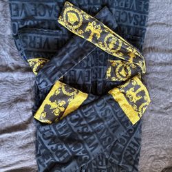 Versace Robe Men XXL Navy Blue 