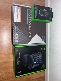 MSI Motherboard, Razer Mouse & Keyboard