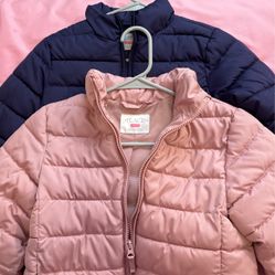 Children Place Puffer Jacket for girls  Size Medium 7/8