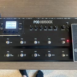 Line 6 Pod HD500X Multi Effects Modeler & Pedal Board