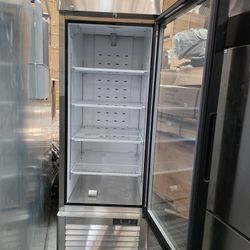 MCF8705 Commercial Stainless Steel Glass Front Refrigerator Merchandiser 