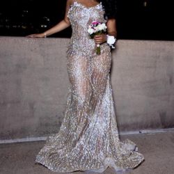 Custom-Made Prom Dress - Size 14