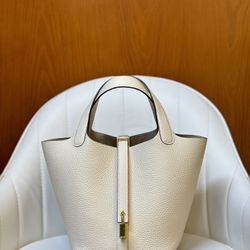 Cream platinum buckle 