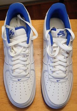 Nike airforce I  07  White /White  Royal