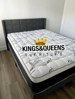 New Queen Bed Frame With Matress 