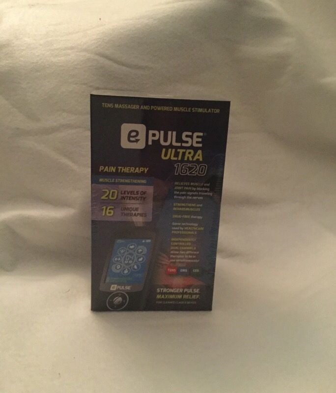 ePulse Ultra 1620 Pain Therapy Tens Massager and Powered Muscle Stimulator *New in Box