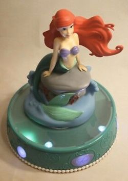 Little Mermaid Ariel Light Up Musical Disney Princess Coin Bank 2013 Rare Peachtree! New!