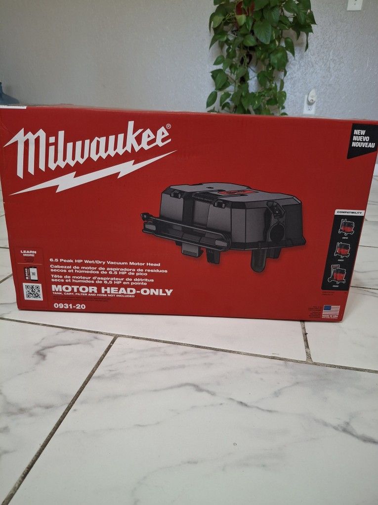 Milwaukee 6.5 Peak HP Wet/Dry Vacuum Motor Head