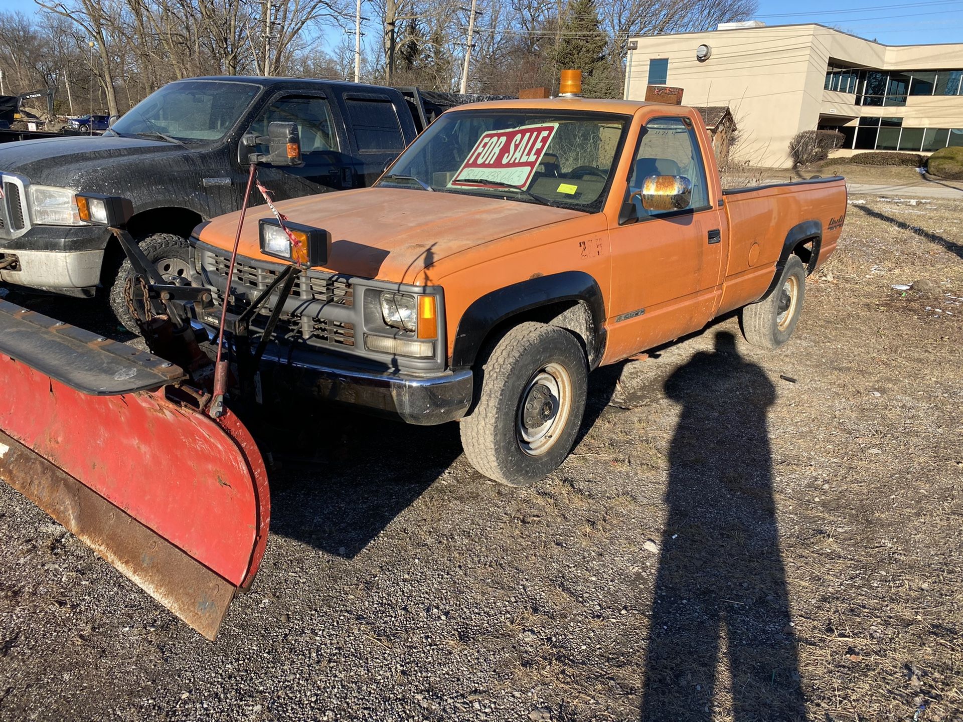 Snow plow trucks for sale, 3 left. All are 9701 Chevys with Western