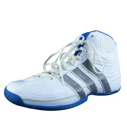 adidas  Women Sneaker Shoes White Synthetic Lace Up Size 6 Medium