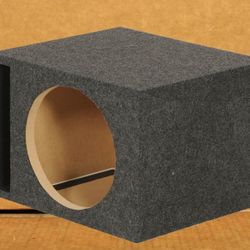 12" Subwoofer Box MDF Wood Ported Enclosure Black Or Grey Carpeted Bass π¨ Payment Options Available π¨ No Credit Needed π¨