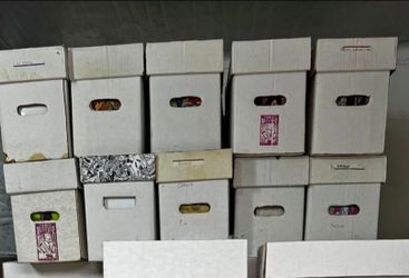 Boxs of comics for sale