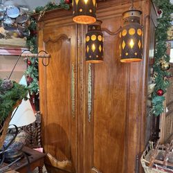 French Beautiful Primitive Armoire