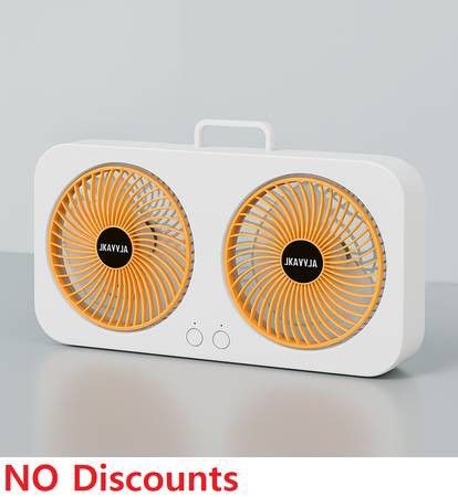 (NEW) Rechargeable Dual Fan