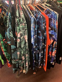 New Sun Protection Rash Guards. Tops & One Pieces. Adults & Juniors. $15 - $35
