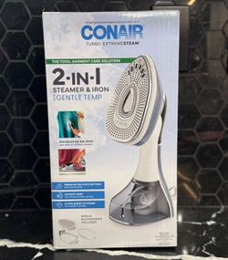 Conair 2 in 1 steamer and iron with gentle temp