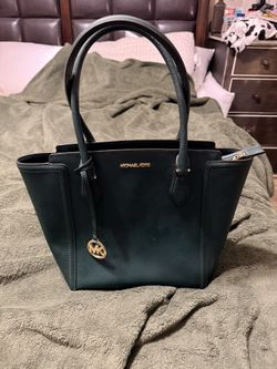 Green Michael Kors Purse