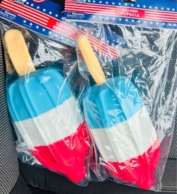 🔥$15 EACH or 2 for $25🔥Sunny Days Squish Popsicle Red White Blue Toys