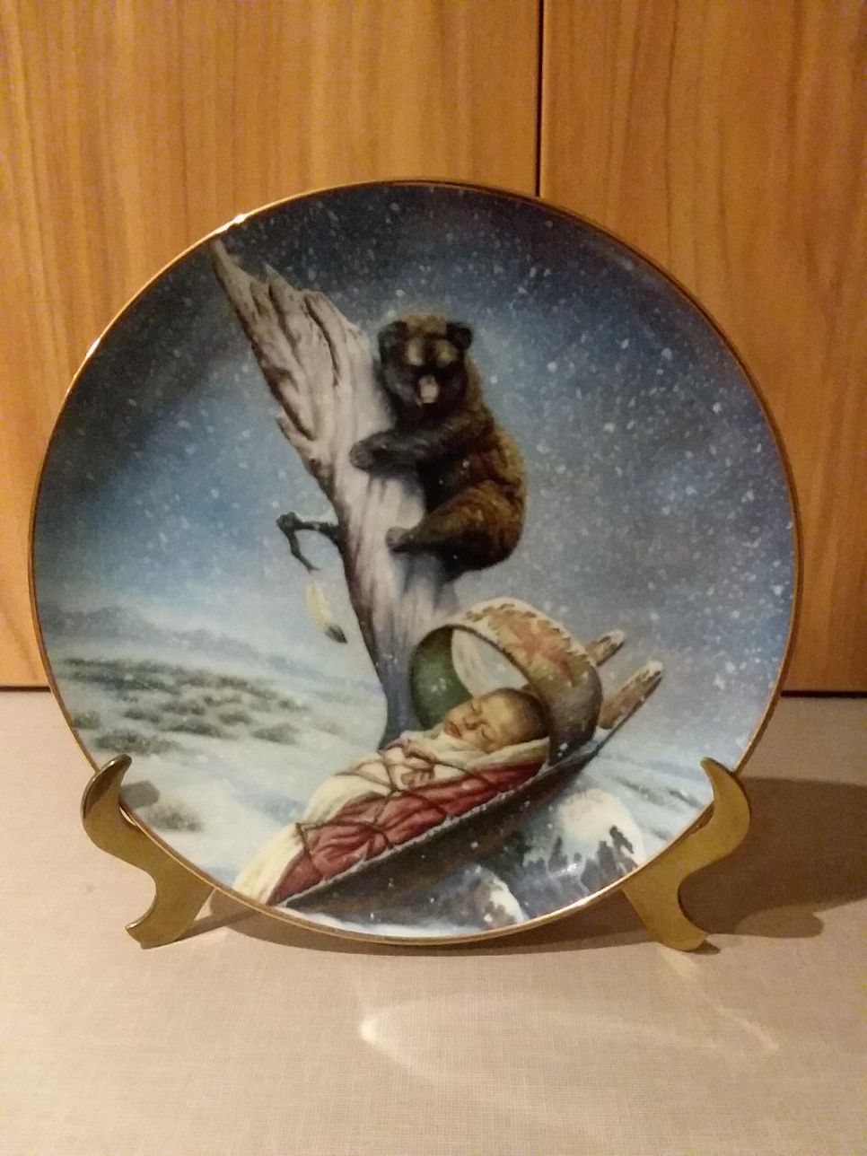 4 Vintage Gregory Perillo Plates