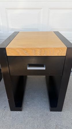 Nightstand with Drawer $28. Pick up only bonanza and lamb