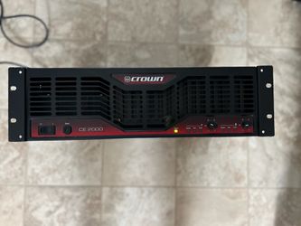 Crown ce2000 amplifier