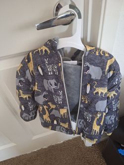 Toddler Mick Mack Zoo Animal Hooded Winter Jacket / Puffer Coat – Size 24 Months
