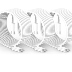 3Pack for Apple USB C to USB C Charging Cable 60W 10ft Long Type C Fast Charger Cord for iPhone 15/16 Plus/Pro Max,for MacBook Pro/Air,for iPad/Pro/Ai