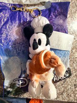 Japan Disney Mickey’s Bakery 2026 Mickey Mouse Plush Keychain