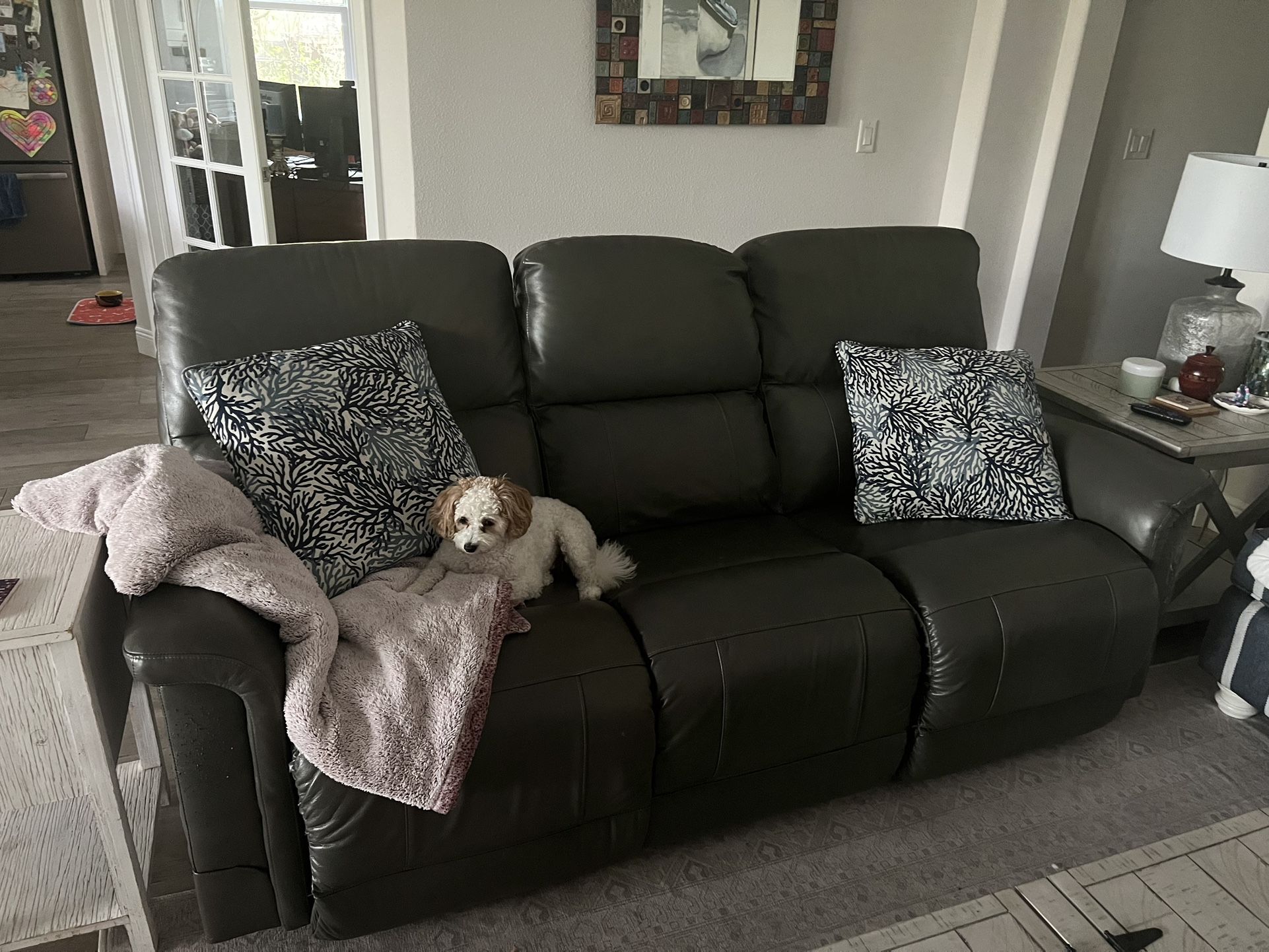 La-Z-Boy Recliner Sofa Grey