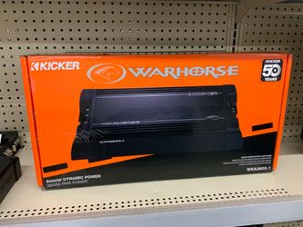 Kicker Warhorse 5000w mono subwoofer amplifier