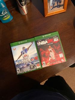 Madden nfl 16 & NBA 2k16