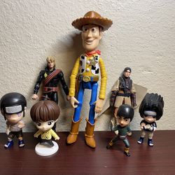 Toy Lot Toy Story Woody Naruto And More 
