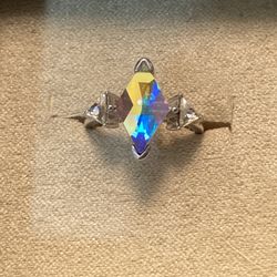 Fashion Jewelry Size 5 Ring Silver Toned