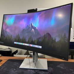 HP E34m G4 Monitor 34” CURVED USB C//Webcam//Loud Speaker 3440 x 1440 Resolution Like New Open BOX!!!