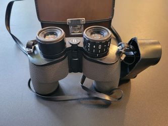 Vintage Bushnell Custom 7x35 Binoculars - Squintpruf, Clear Glass, Original Case