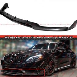15-21 Mercedes Benz C63 AMG Carbon Fiber Front Bumper Lip