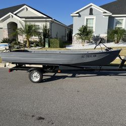 14’ Aluminum Boat 