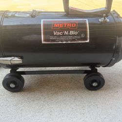 METROVAC Vac N Blo 4 HP Compact Automotive, Twin Van Vacuum