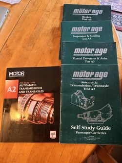 Motor Age ASE Certification Books - Auto Mechanic