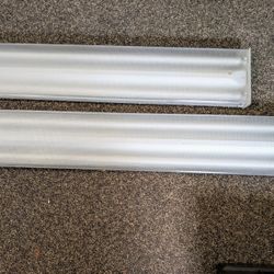 Two 48" Fluorescent Garage Shop Shed Lights 4 Feet Long