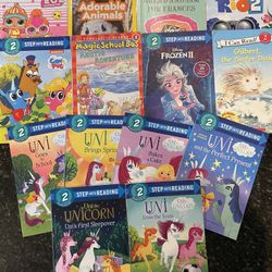 Step Into Reading Level 2 Early Reader Book Lot - 14 Books Total
