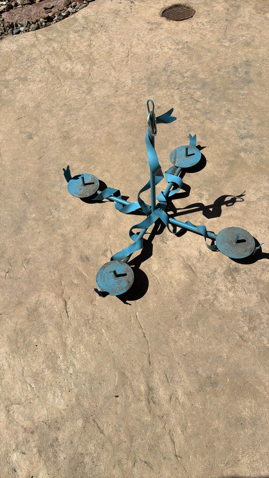 Metal Candle Chandelier