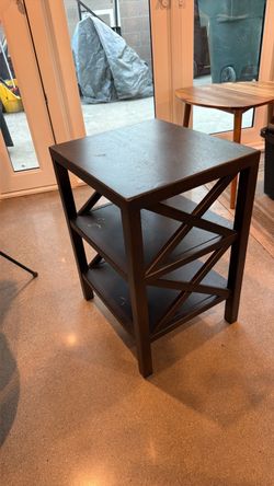 Wooden side table