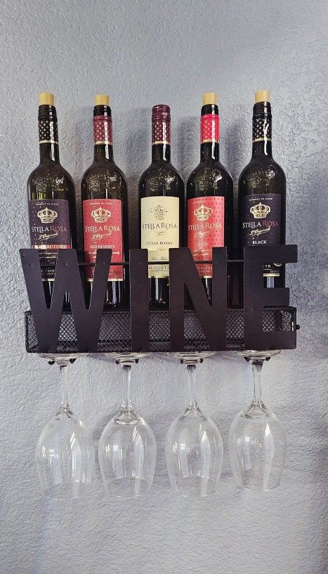 Wall Mounted Wine Rack