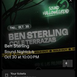 Ben Sterling @ Sound 10/30/25