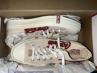Kith × Coca-Cola × Converse Chuck 70 collaboration.