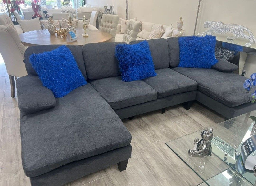 New Grey Sectional Sofa