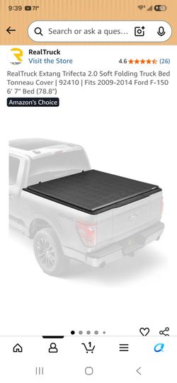 Ford F-150 tonneau cover 6.5 ft bed