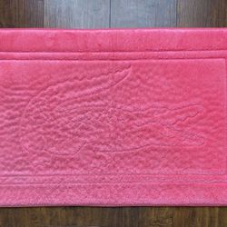 Lacoste bath mat $8 Obo