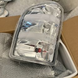 Luces Traseras Cromadas Con Bombillas Compatible Con Chevrolet Silverado 2007-2013